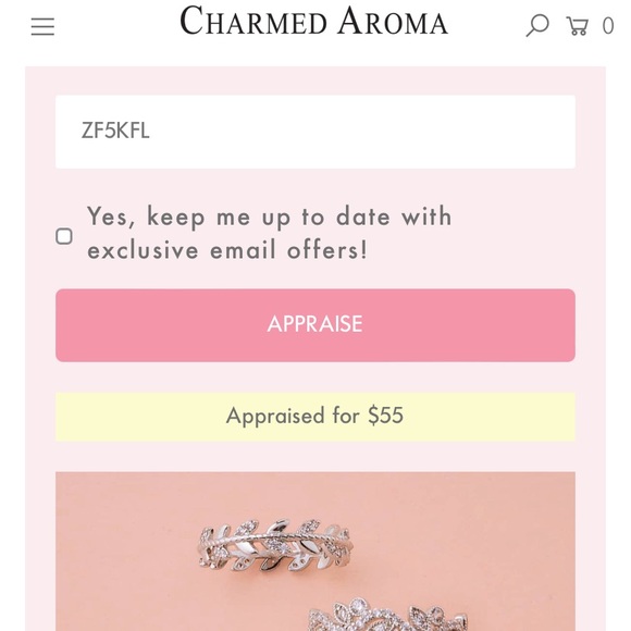 Super Sparkly S925 rose gold ring size 5 - Picture 7 of 10